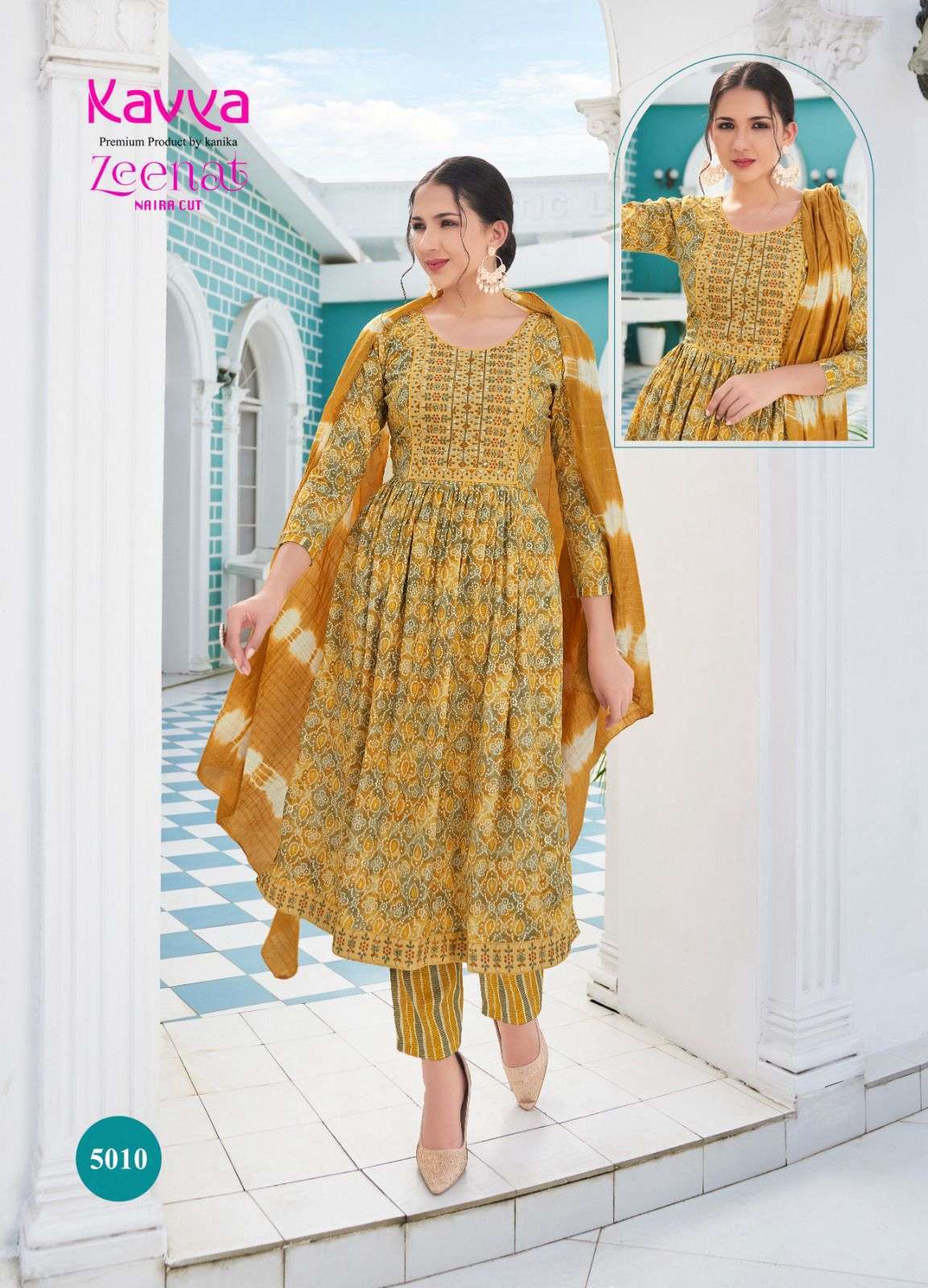 KAVYA ZEENAT VOL 5 Kurti Designer Kurti in Surat Kapda Thread