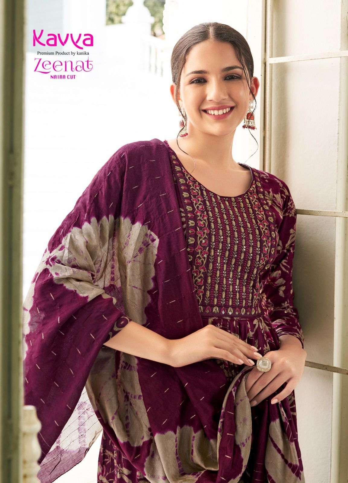 KAVYA ZEENAT VOL 5 Kurti Designer Kurti in Surat Kapda Thread