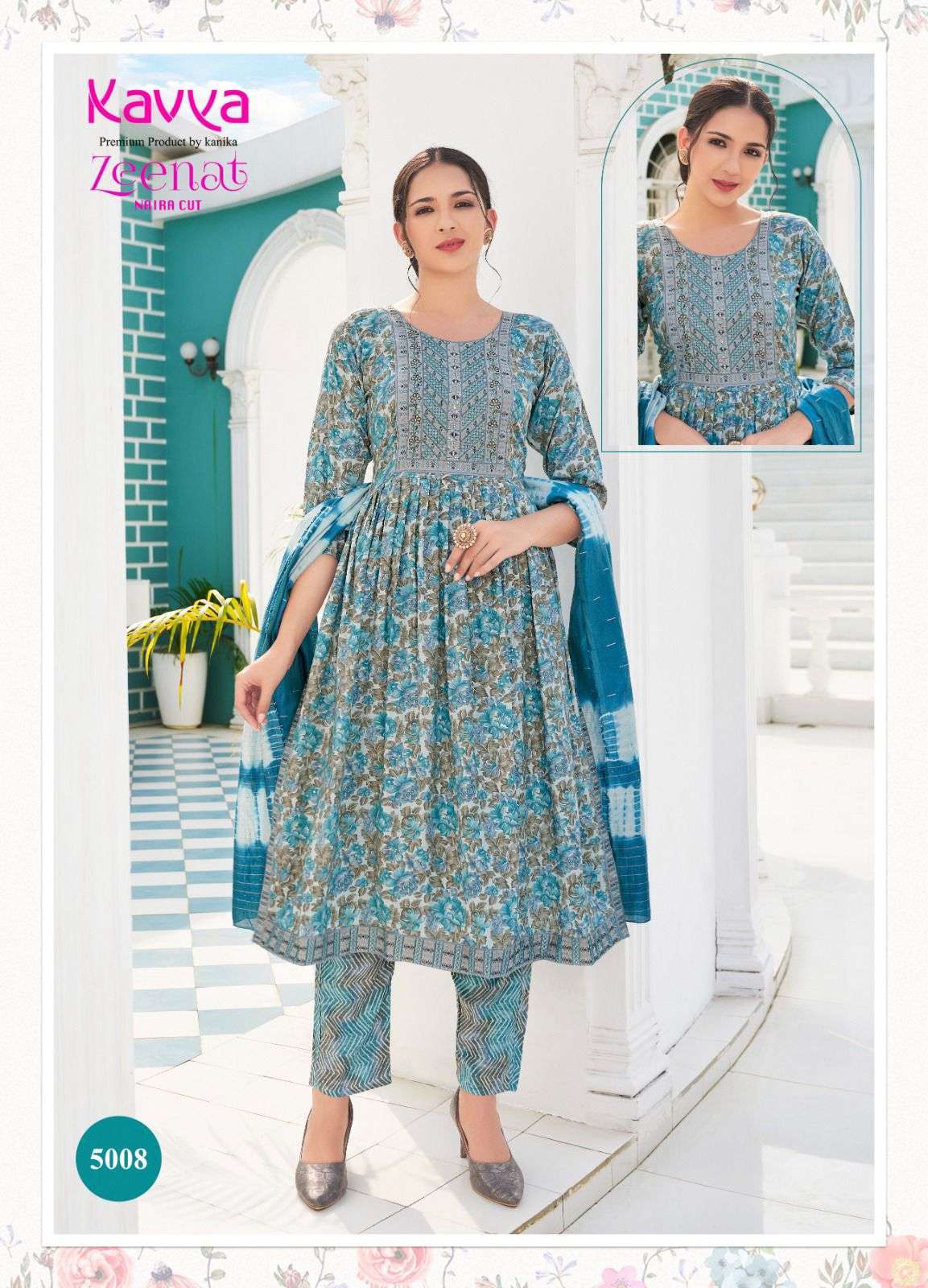 KAVYA ZEENAT VOL 5 Kurti Designer Kurti in Surat Kapda Thread