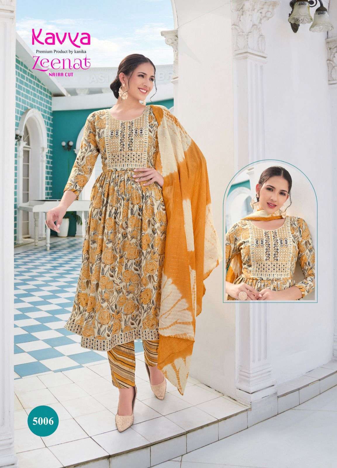 KAVYA ZEENAT VOL 5 Kurti Designer Kurti in Surat Kapda Thread