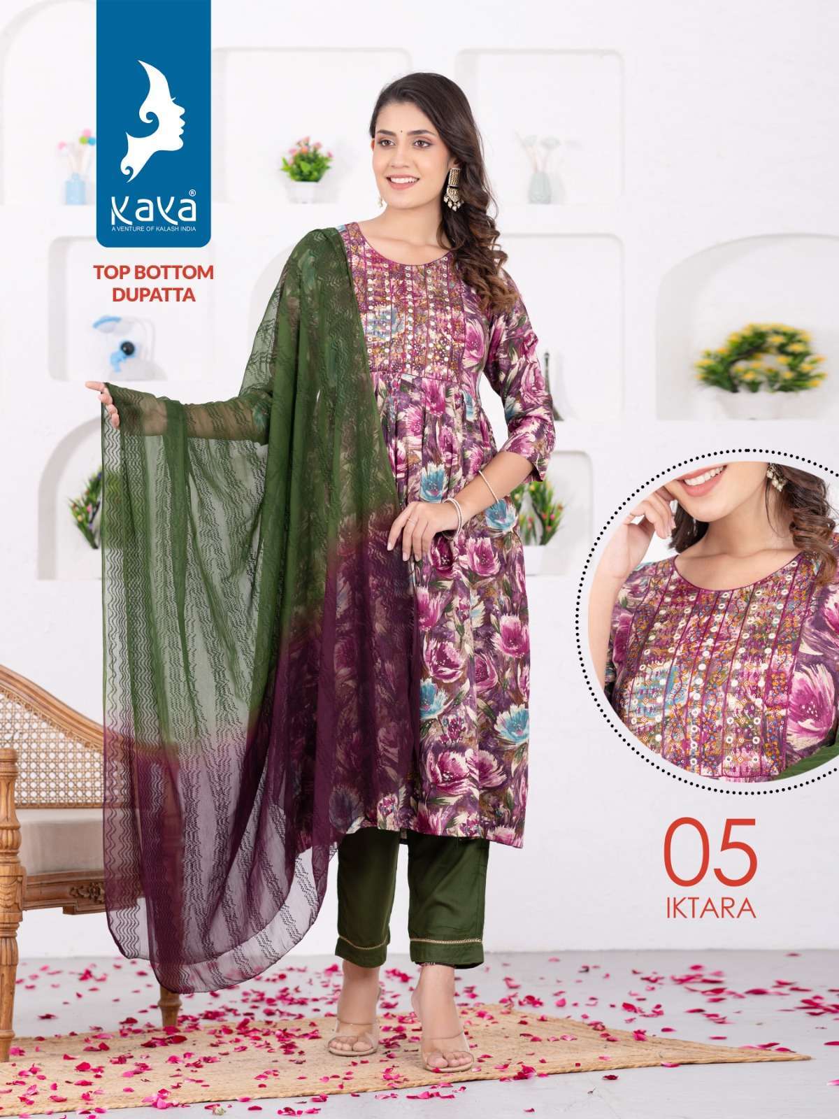 KAYA IKTARA Naira Cut Kurti Anarkali Kurtis for Women