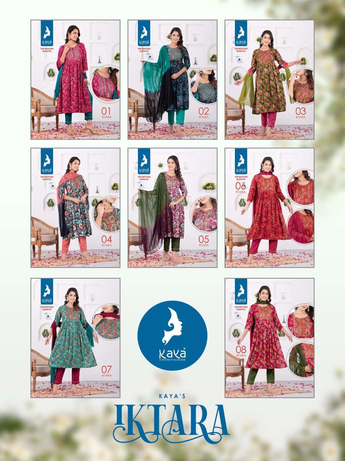 KAYA IKTARA Naira Cut Kurti Anarkali Kurtis for Women