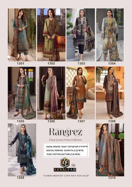 Keval Rangrez Vol-3 –pakistani suits Banarasi Zari Work