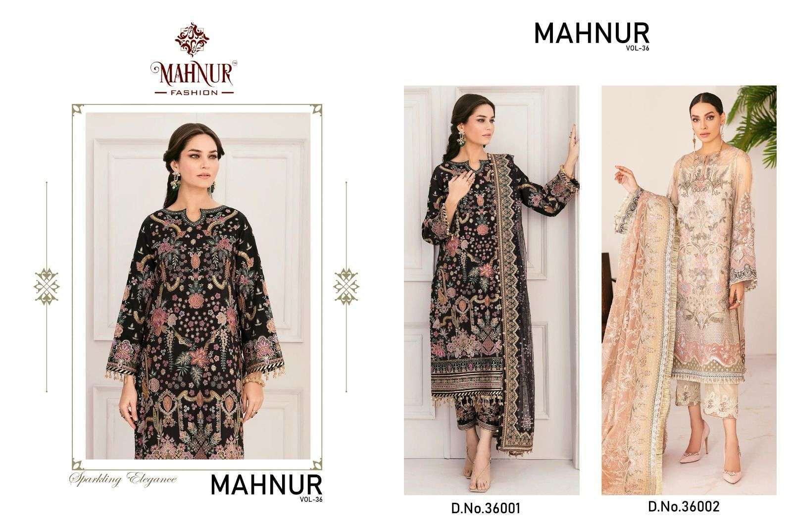 Mahnur Vol 36 Heavy Georgette Pakistani Salwar Kameez Design