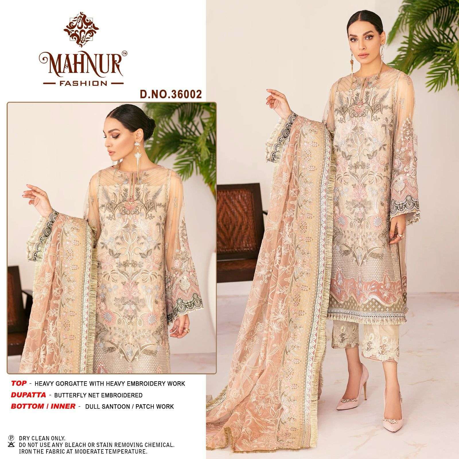 Mahnur Vol 36 Heavy Georgette Pakistani Salwar Kameez Design