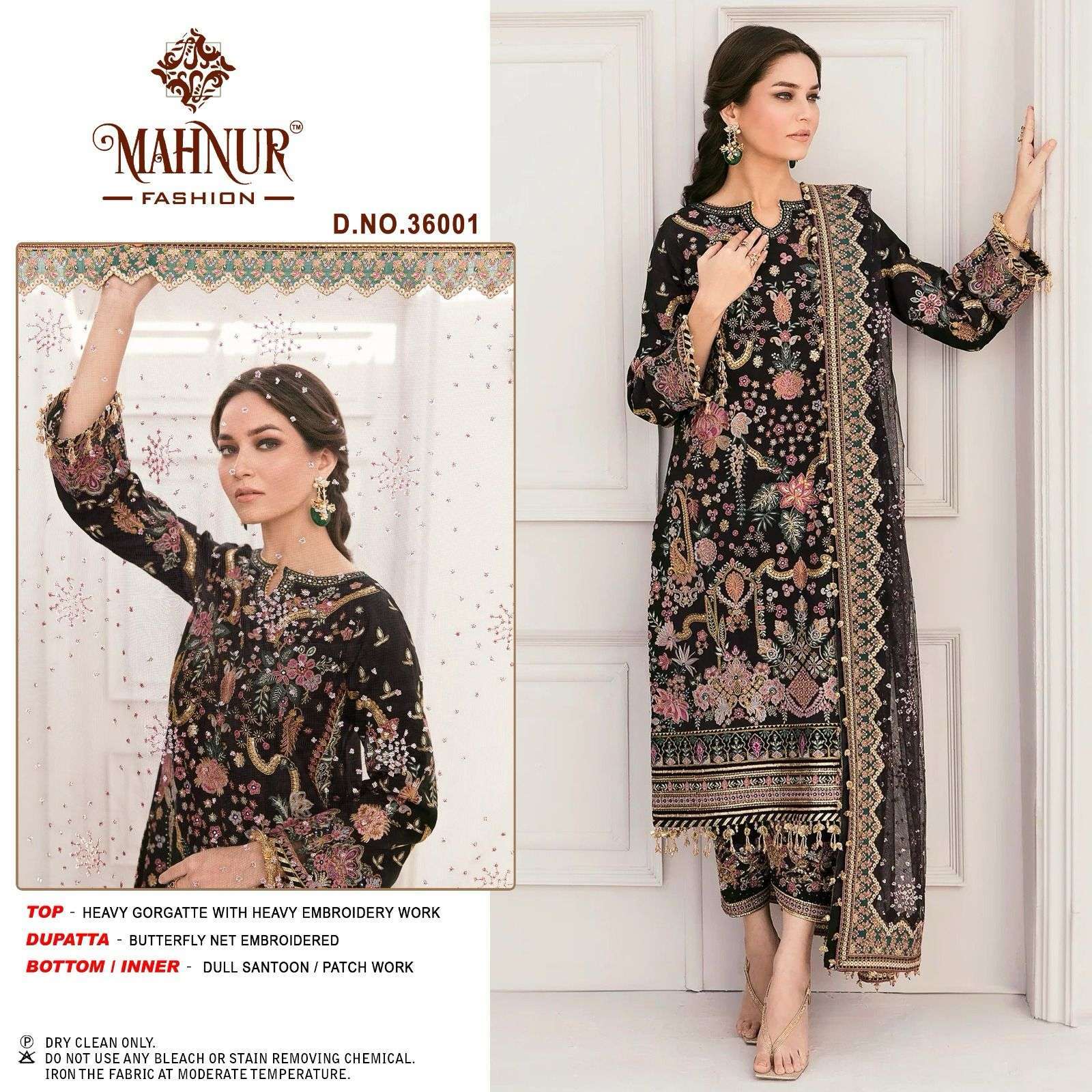 Mahnur Vol 36 Heavy Georgette Pakistani Salwar Kameez Design