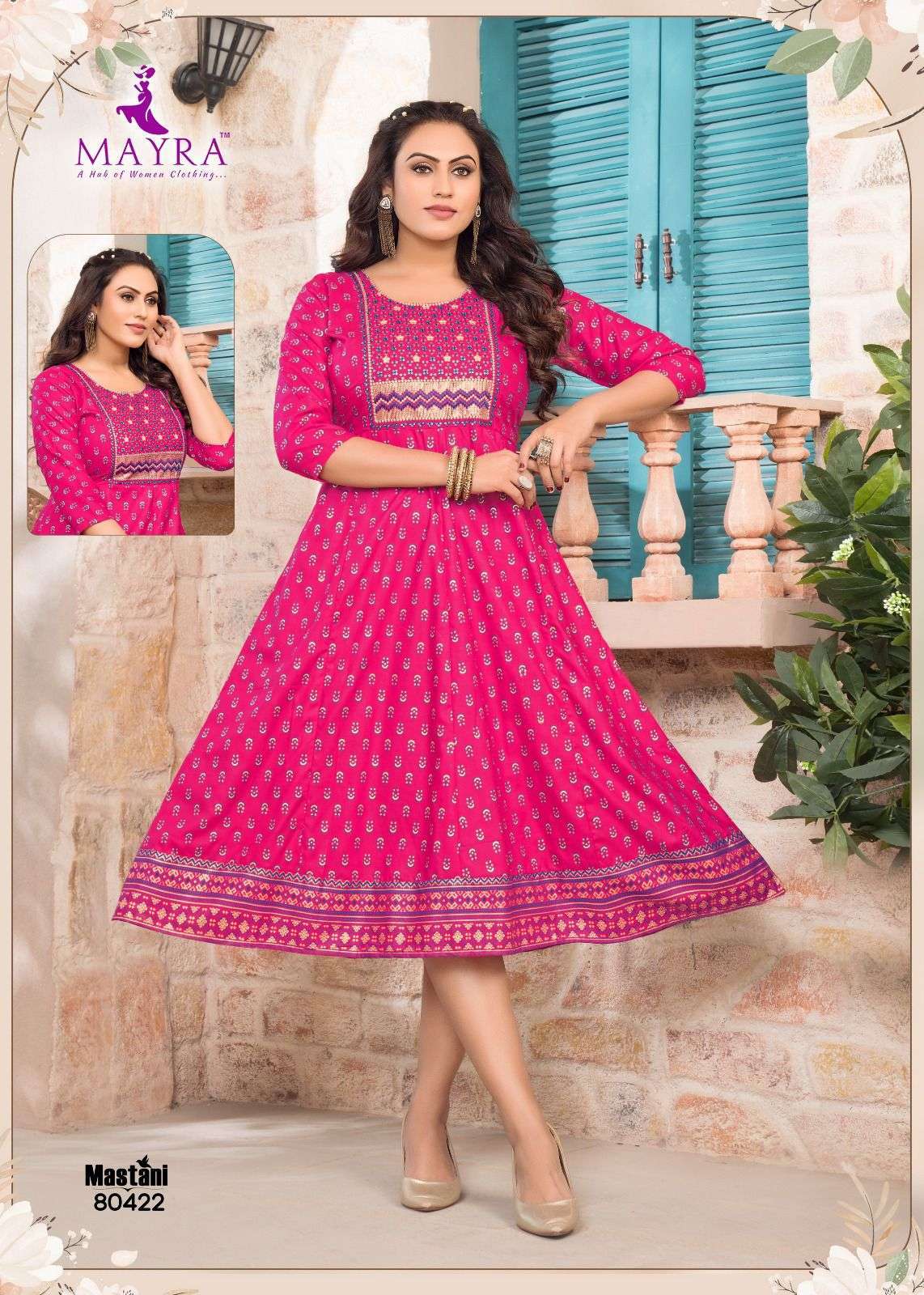 MAYRA MASTANI Kurti Designer Printed Kurti