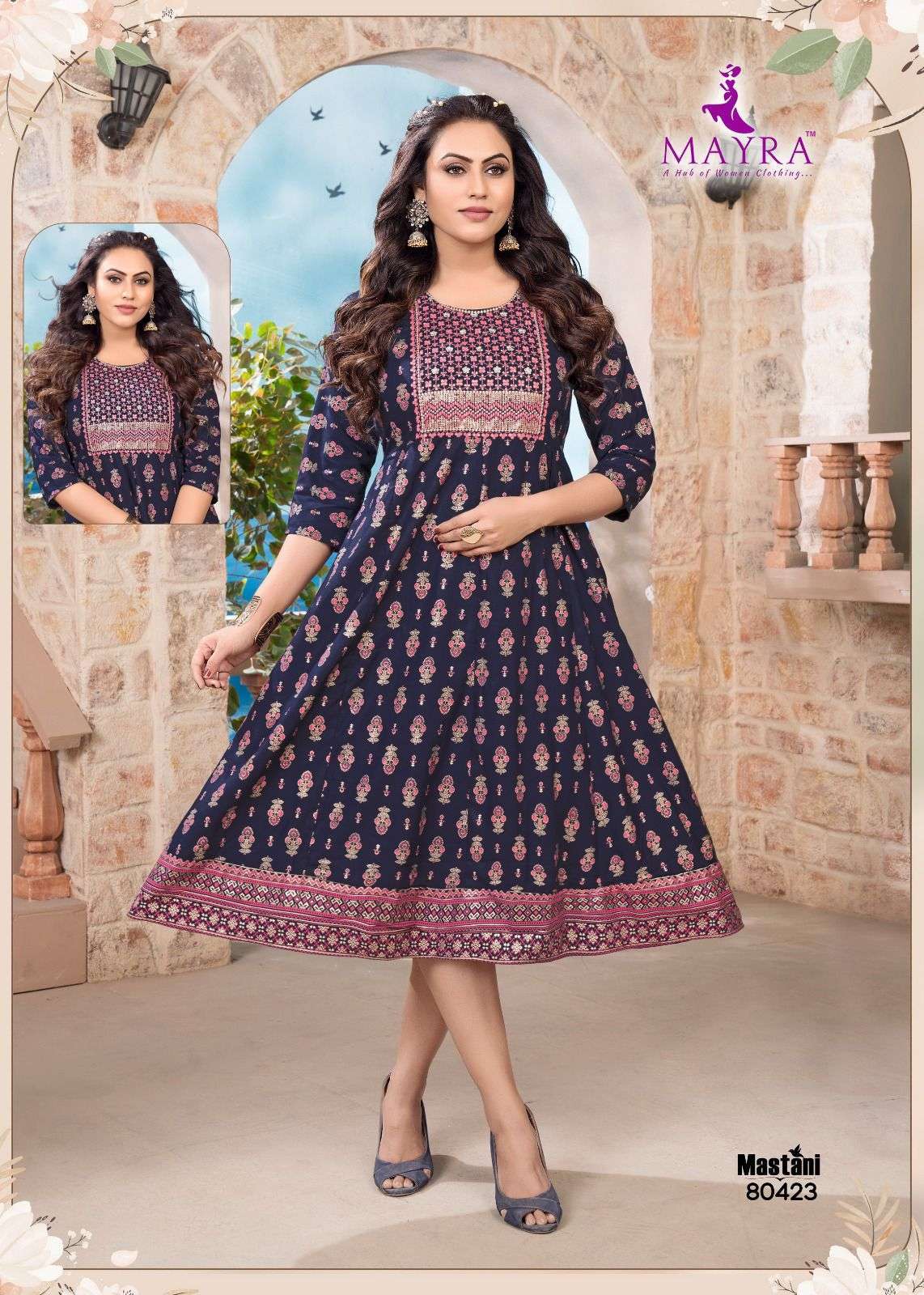 MAYRA MASTANI Kurti Designer Printed Kurti