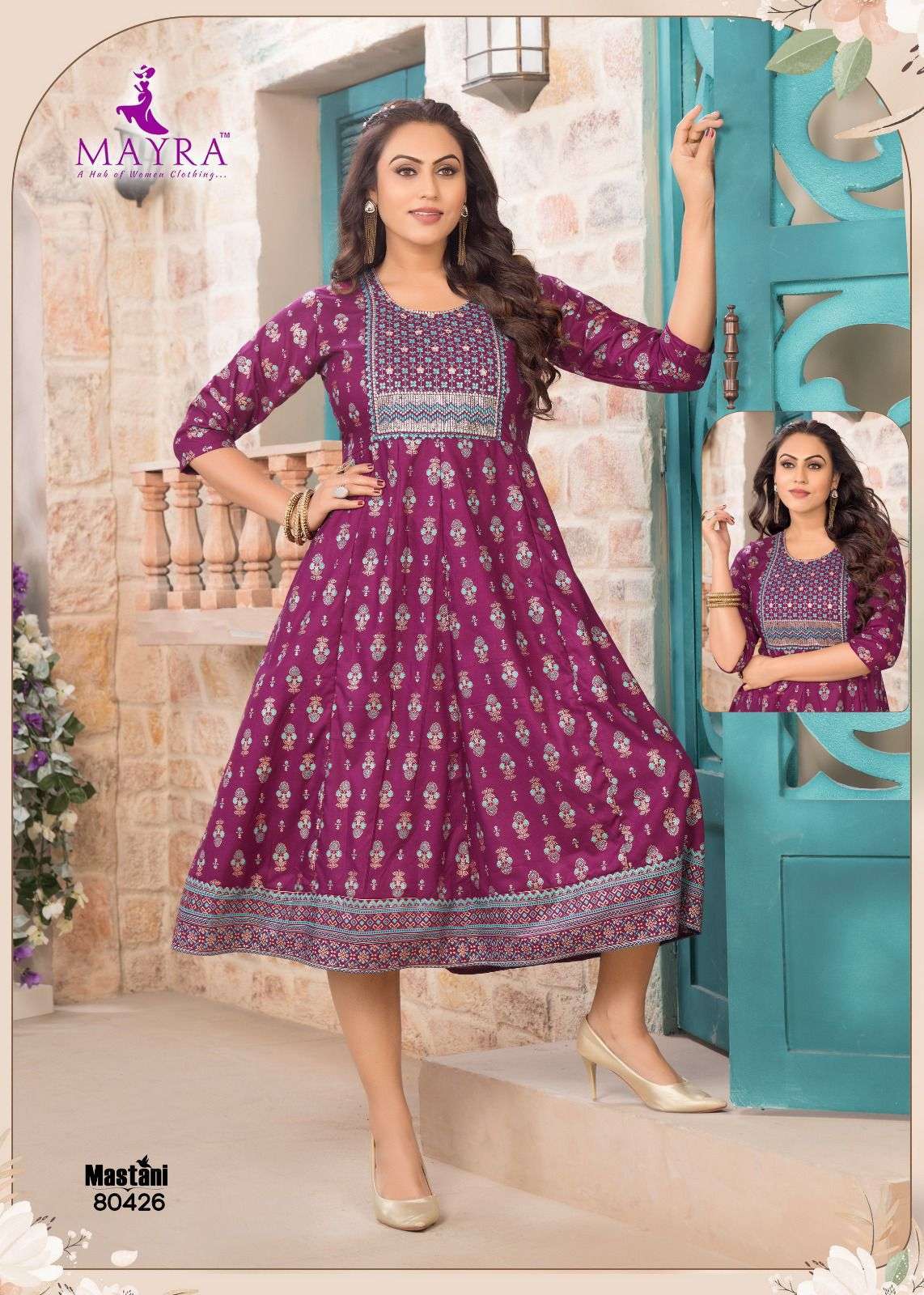 MAYRA MASTANI Kurti Designer Printed Kurti