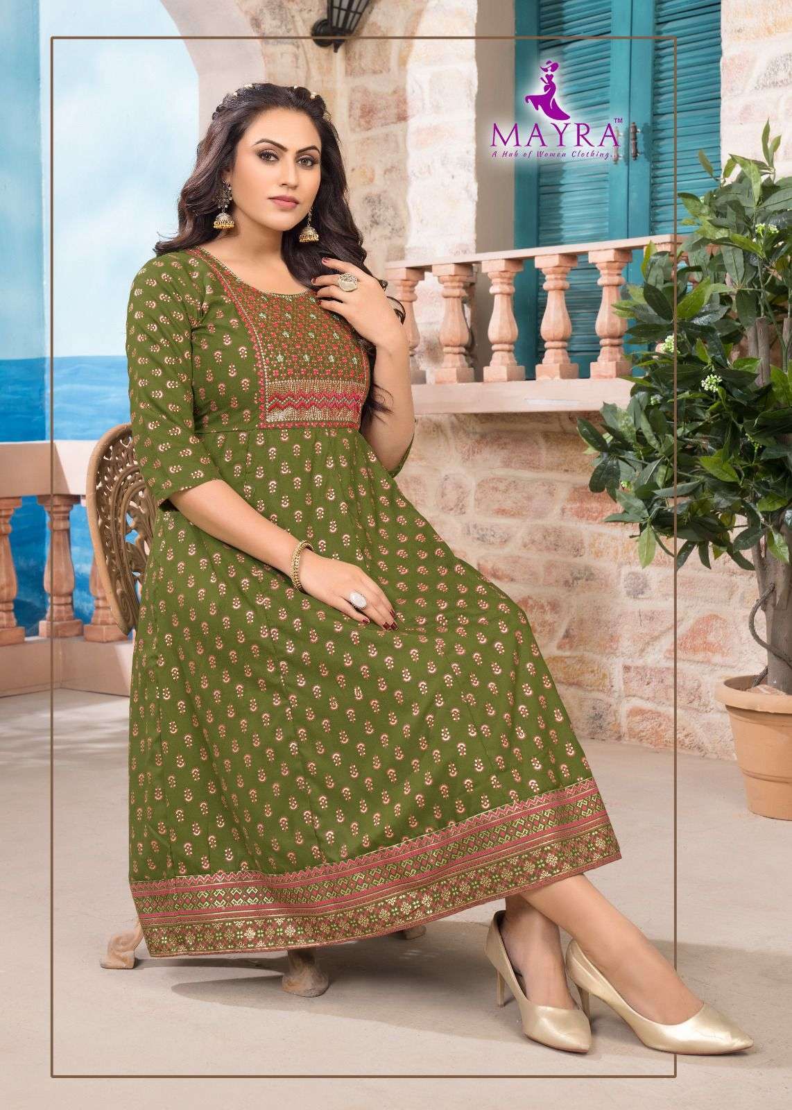 MAYRA MASTANI Kurti Designer Printed Kurti