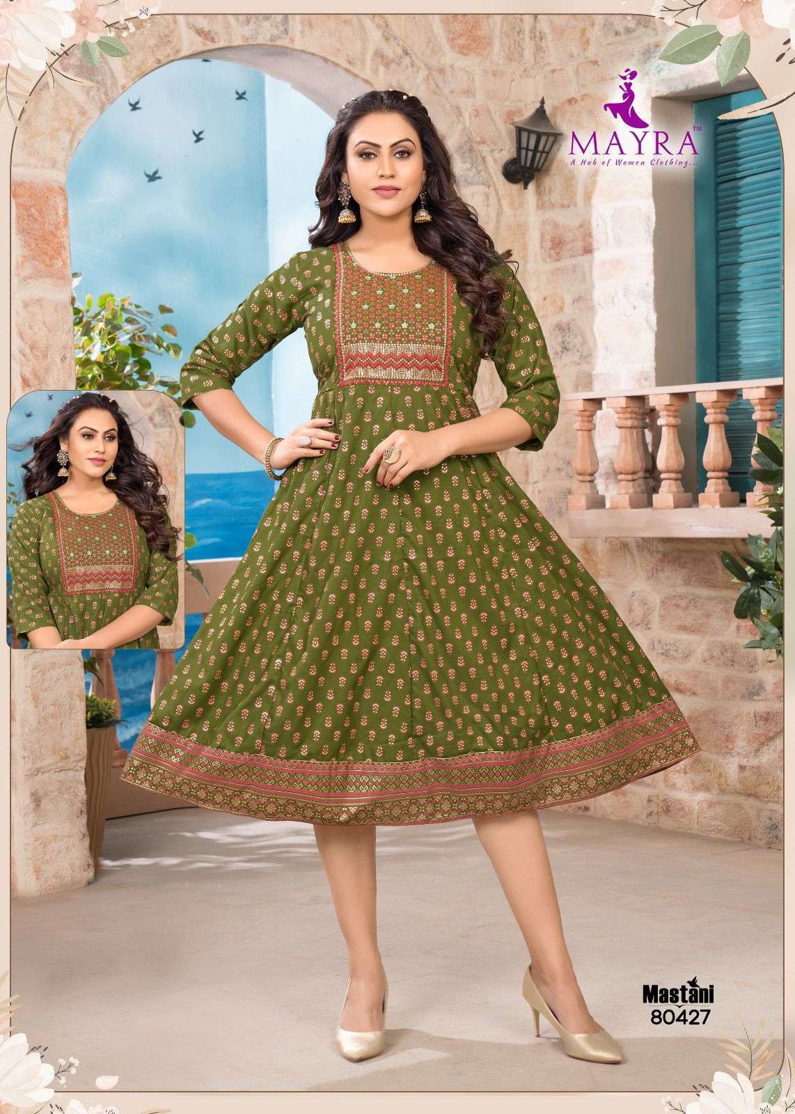 MAYRA MASTANI Kurti Designer Printed Kurti