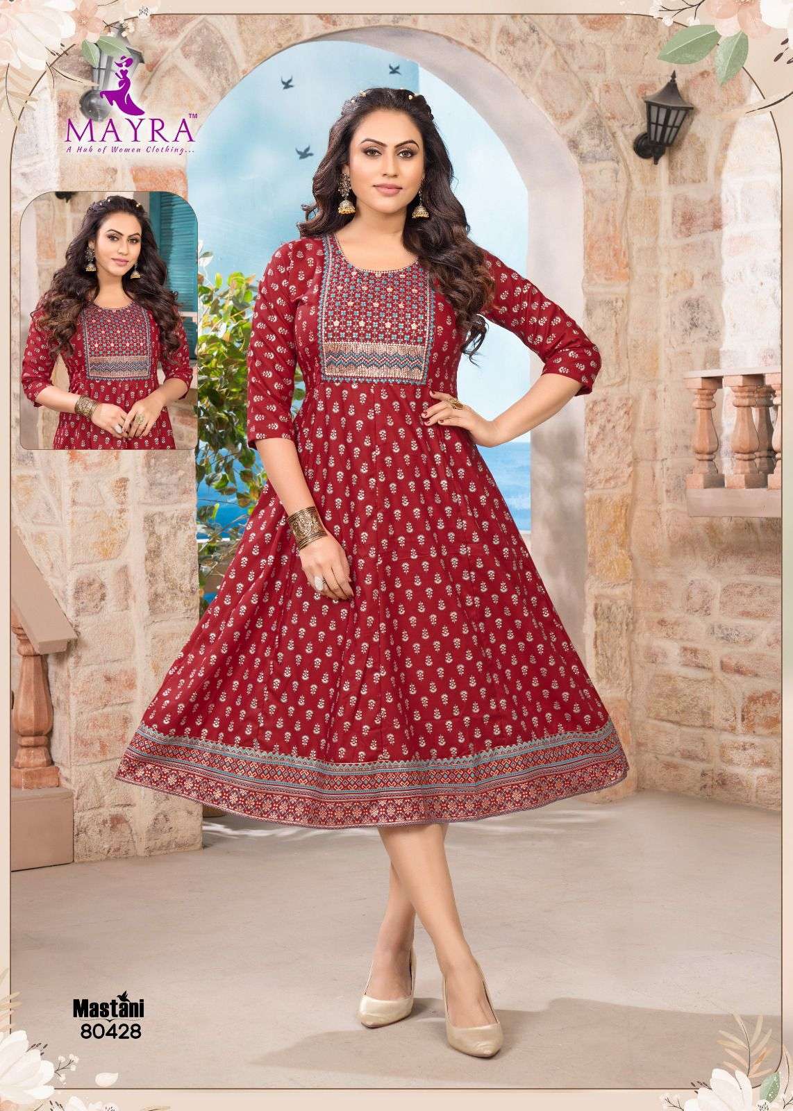 MAYRA MASTANI Kurti Designer Printed Kurti
