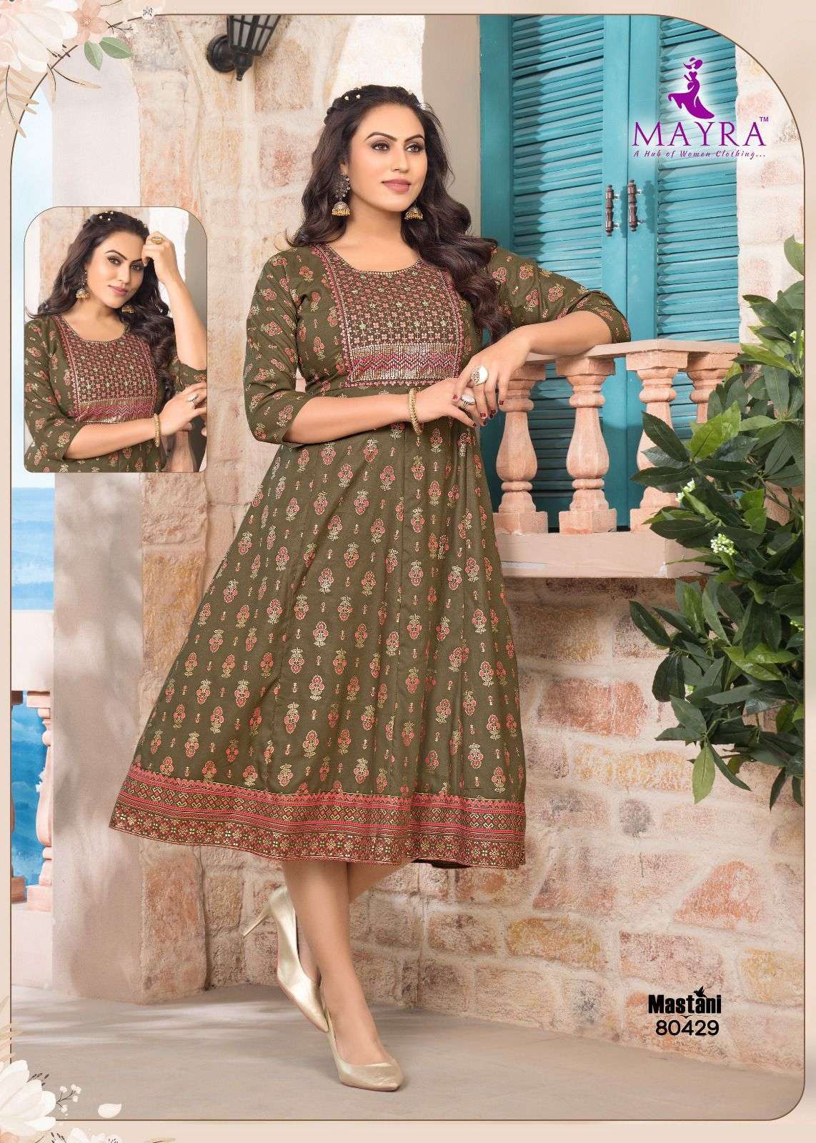 MAYRA MASTANI Kurti Designer Printed Kurti