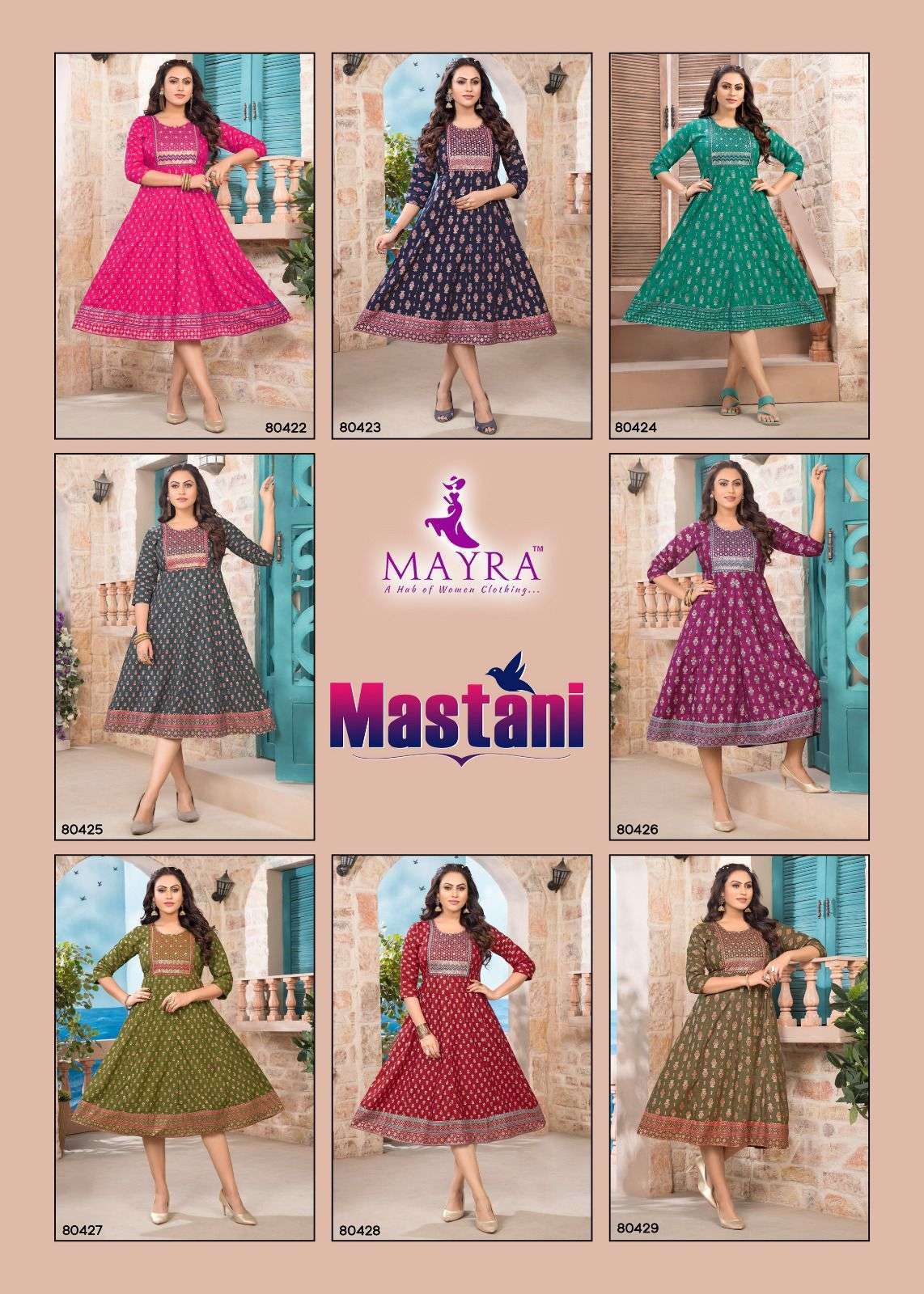 MAYRA MASTANI Kurti Designer Printed Kurti