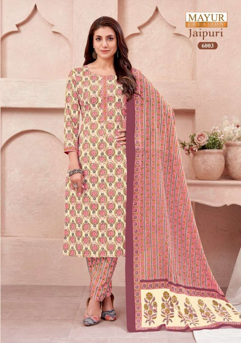 Mayur Jaipuri Vol-6 -Dress Material Indian dress manufacturers