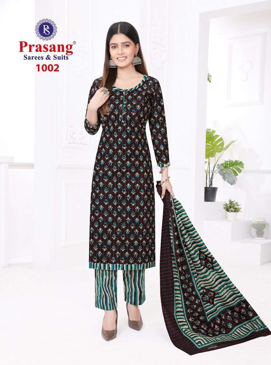 Prasang Madhur Vol-1 -Dress Material Kapda Thread 