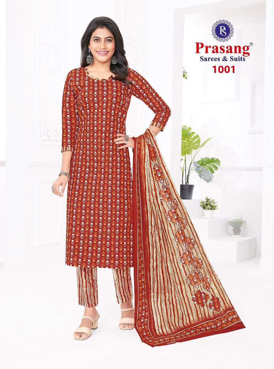 Prasang Madhur Vol-1 -Dress Material Kapda Thread 