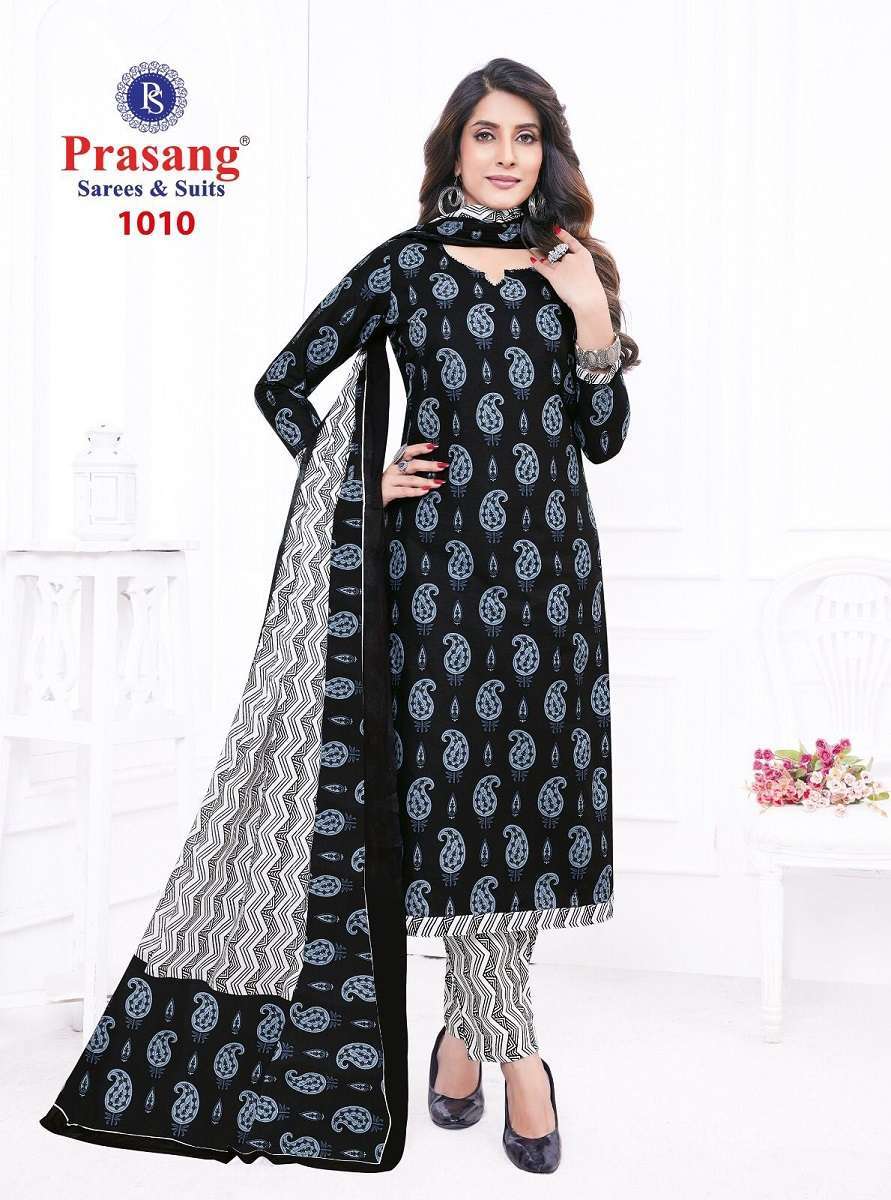 Prasang Madhur Vol-1 -Dress Material Kapda Thread 