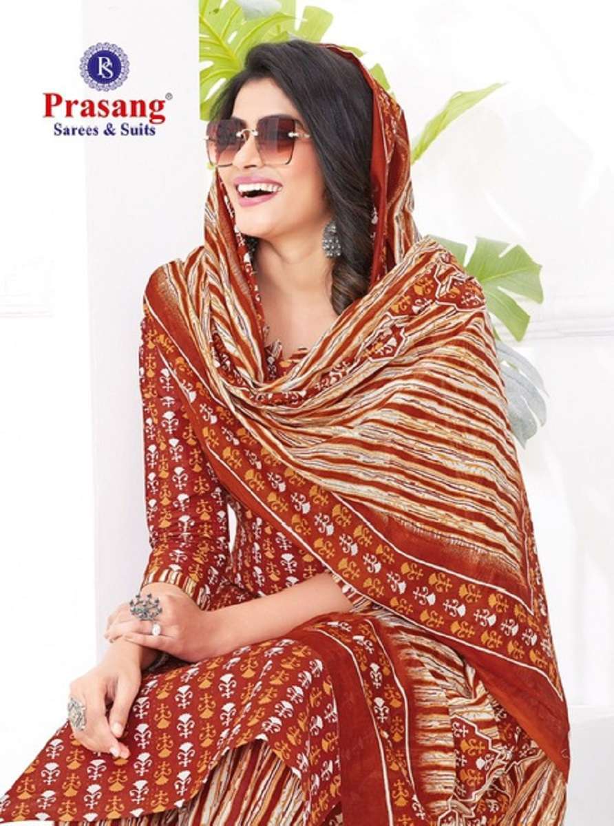 Prasang Madhur Vol-1 -Dress Material Kapda Thread 