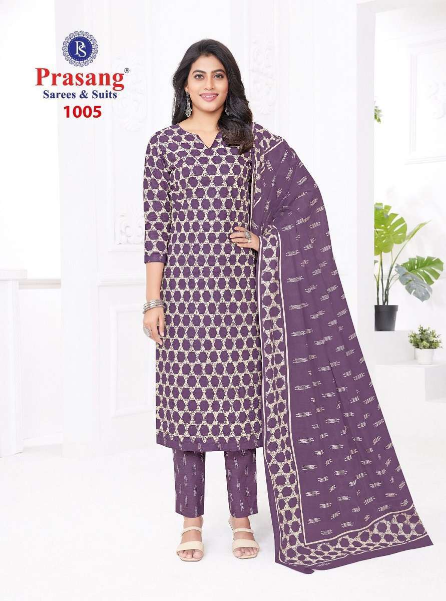 Prasang Madhur Vol-1 -Dress Material Kapda Thread 
