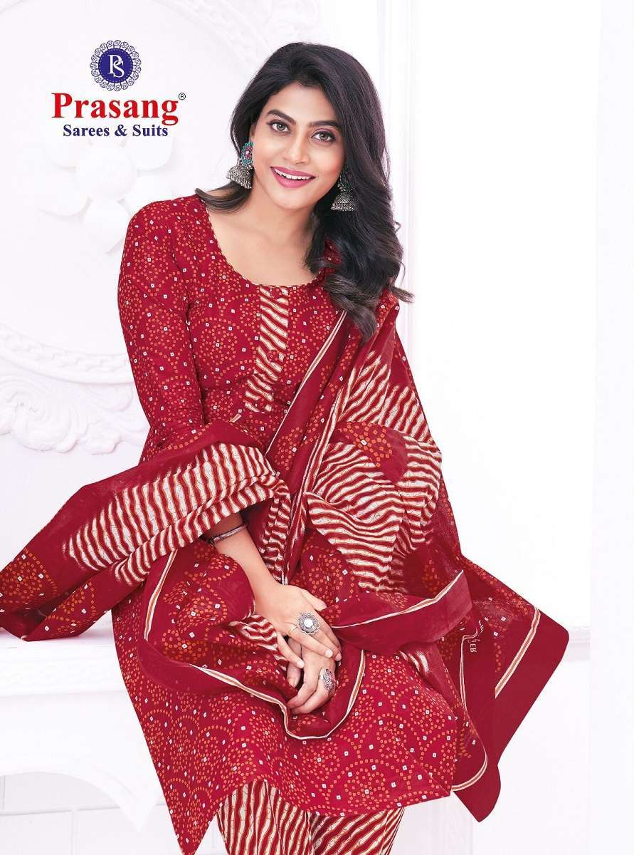 Prasang Madhur Vol-1 -Dress Material Kapda Thread 
