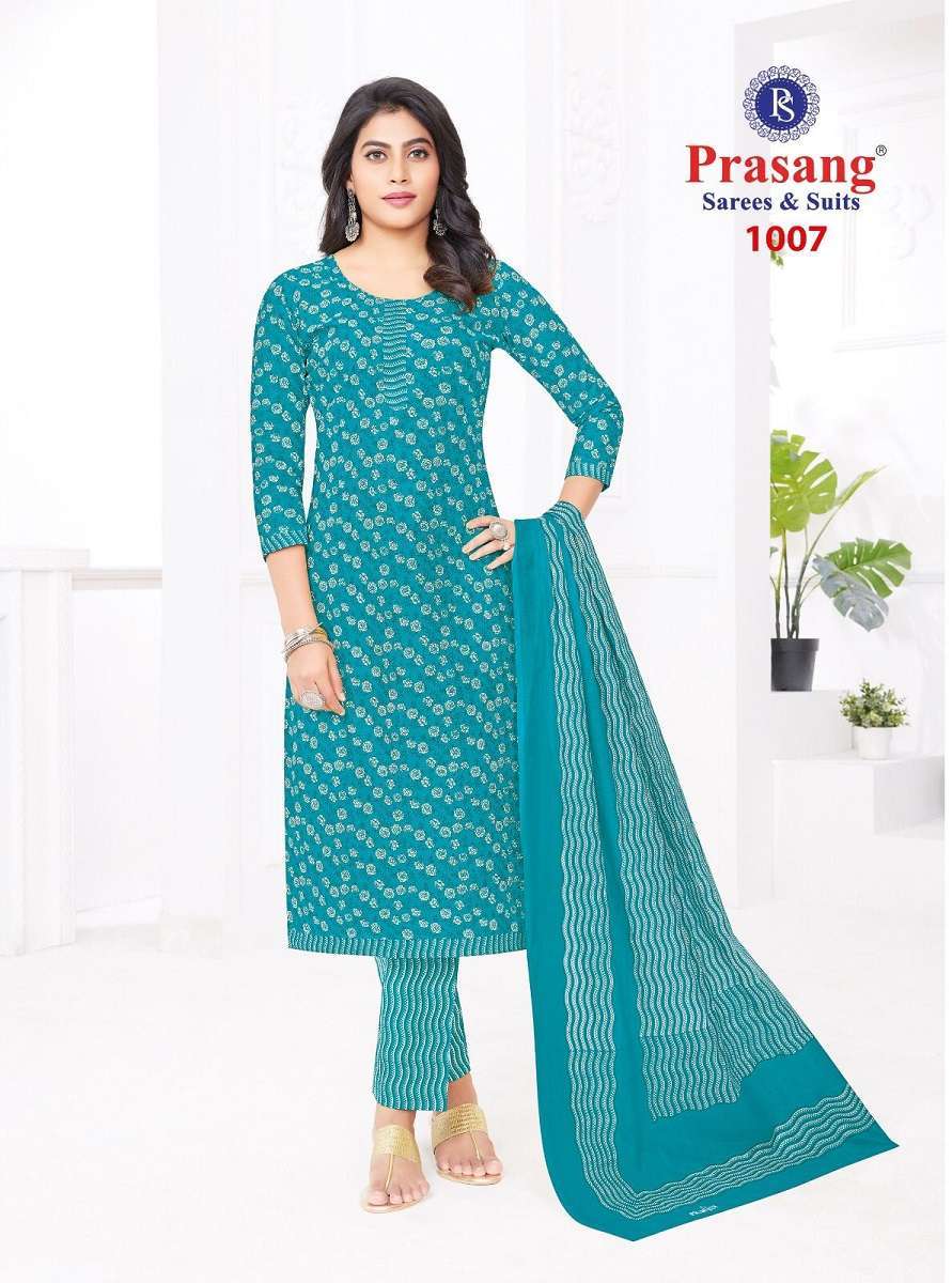 Prasang Madhur Vol-1 -Dress Material Kapda Thread 