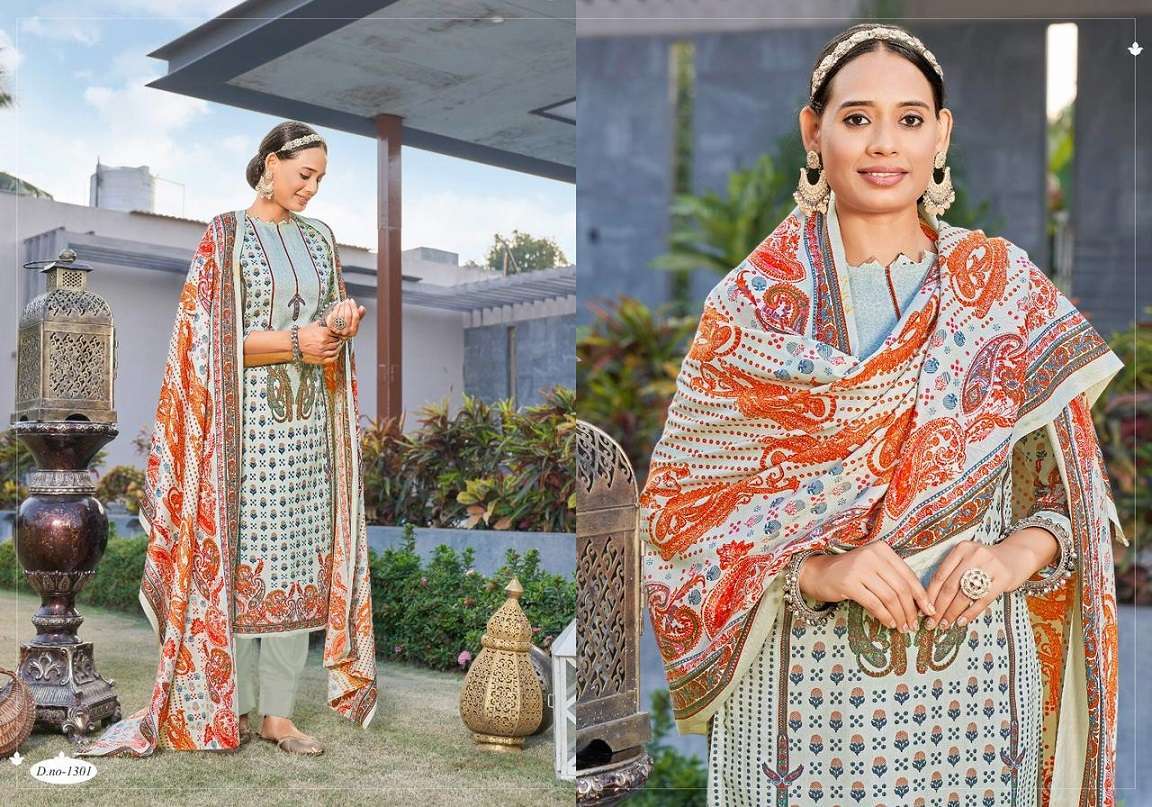 Radhe Kashmir Ki Kali Vol 13 Pashmina Dress Material Women Dress Wholesale in Gujarat