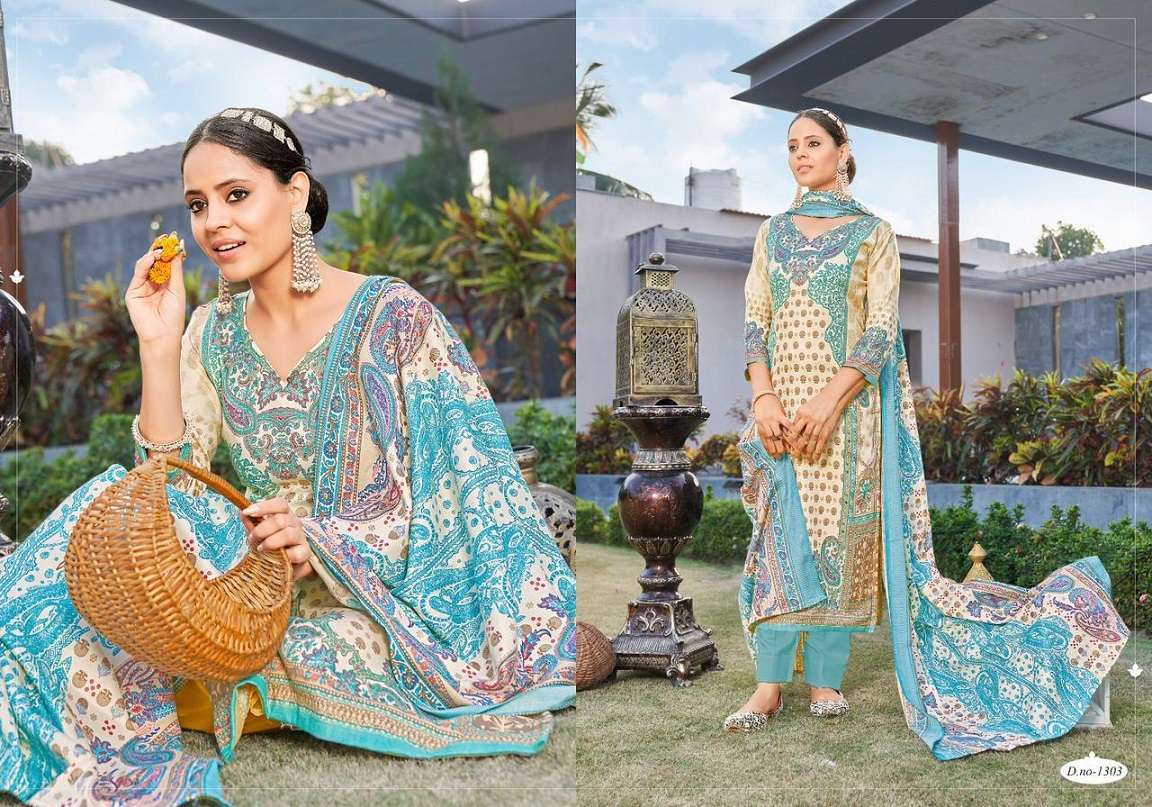 Radhe Kashmir Ki Kali Vol 13 Pashmina Dress Material Women Dress Wholesale in Gujarat
