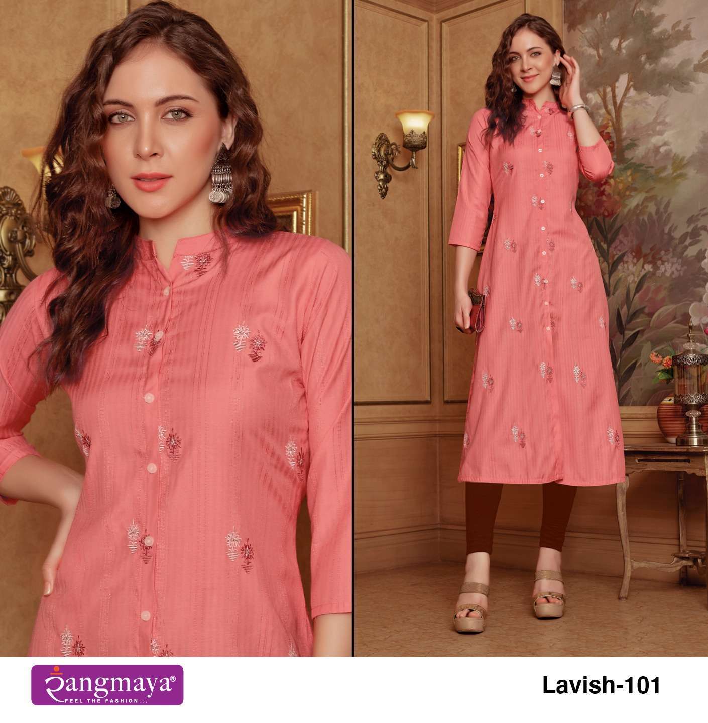 Rangmaya LAVISH Bombay imported Kurti Surat Wholesale Clothing Stores