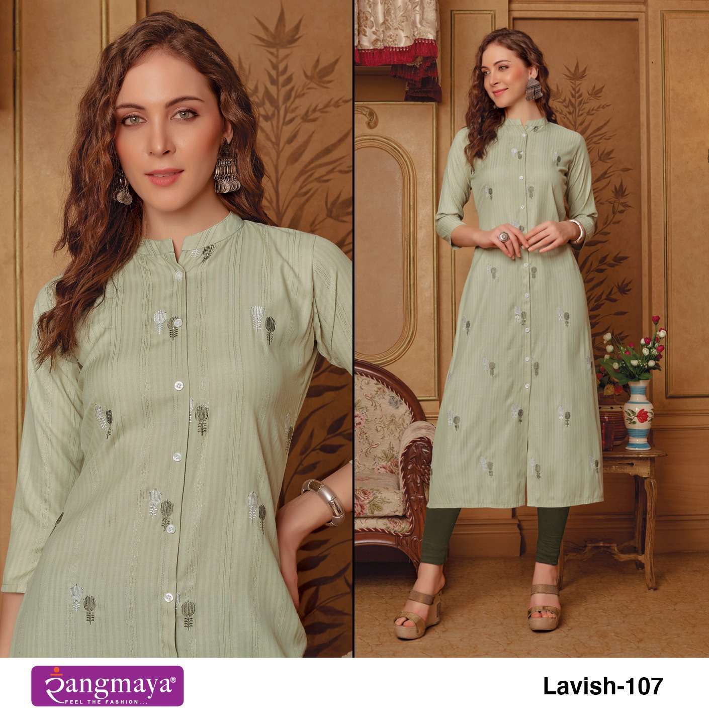 Rangmaya LAVISH Bombay imported Kurti Surat Wholesale Clothing Stores