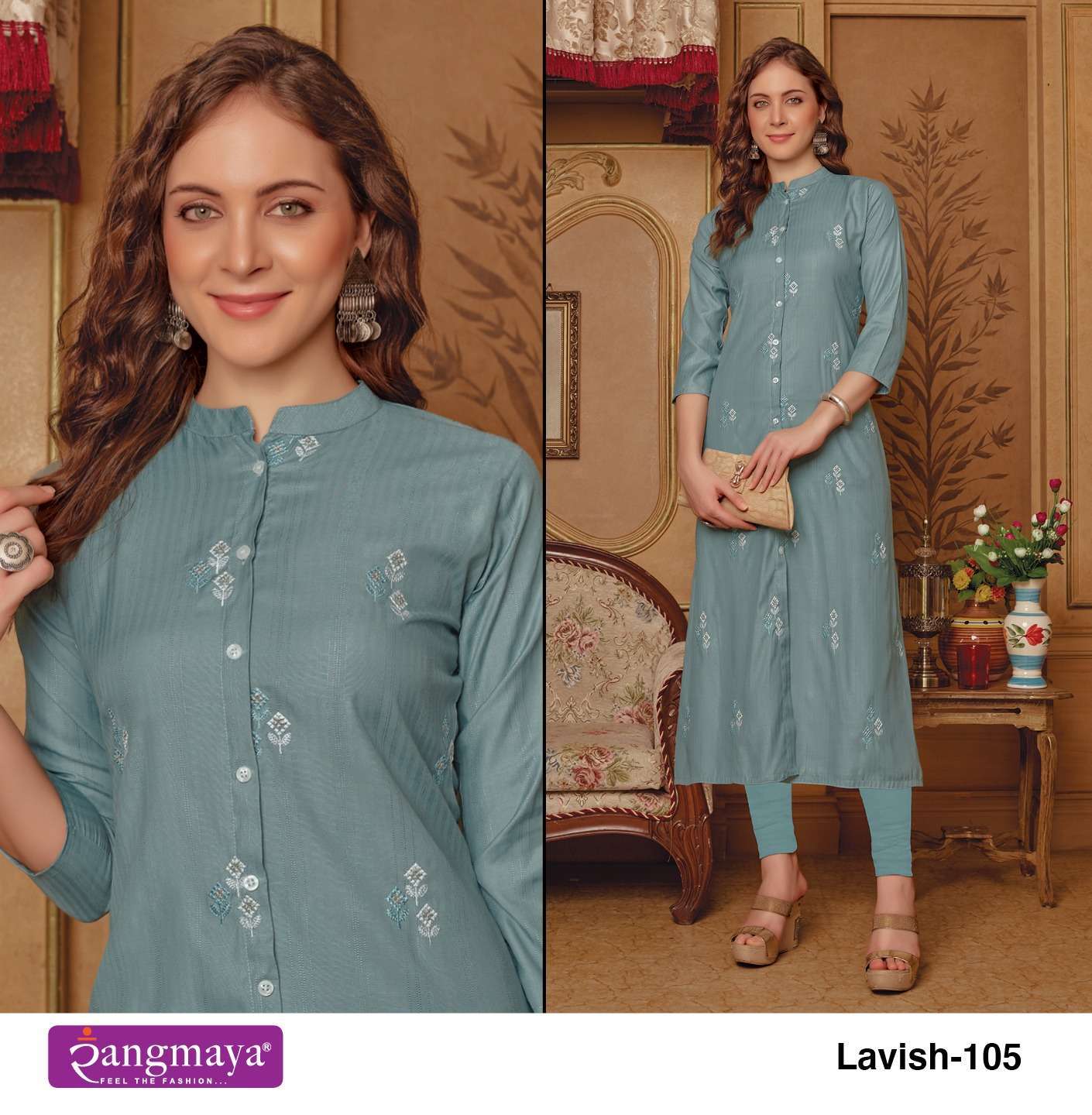 Rangmaya LAVISH Bombay imported Kurti Surat Wholesale Clothing Stores