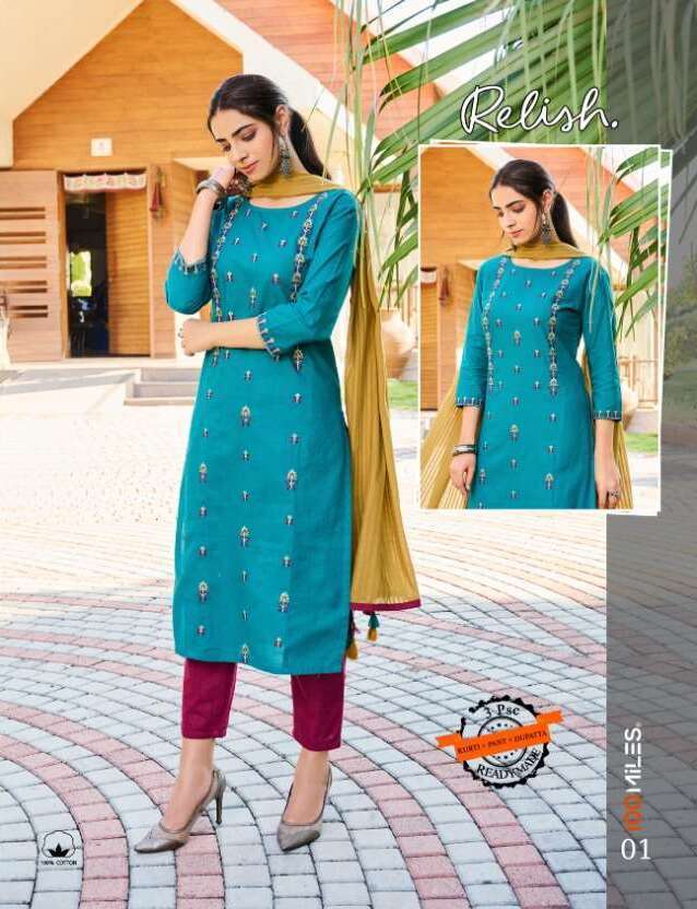 RELISH BY 100 MILES Kurti Collection Catalog