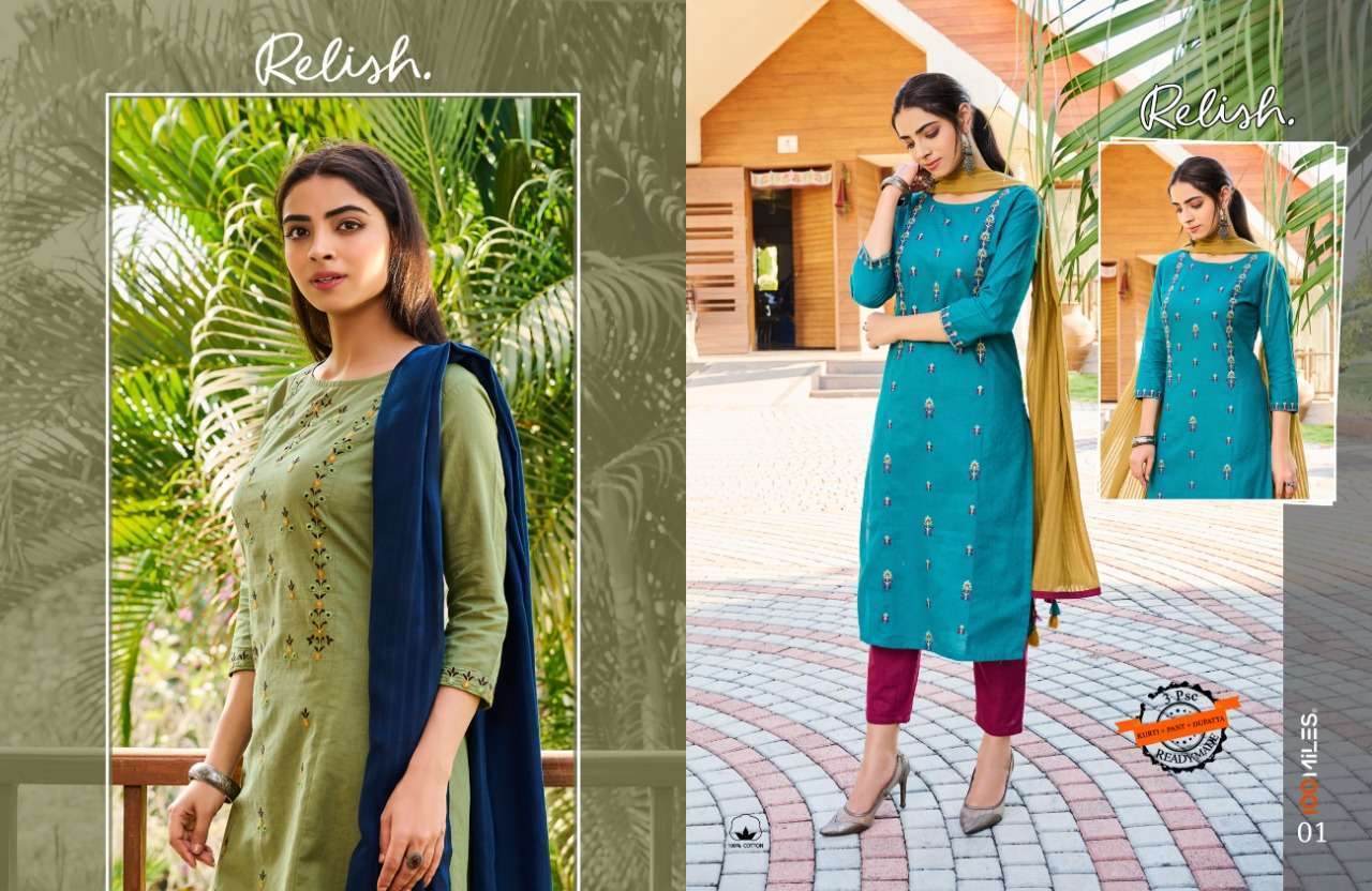 RELISH BY 100 MILES Kurti Collection Catalog