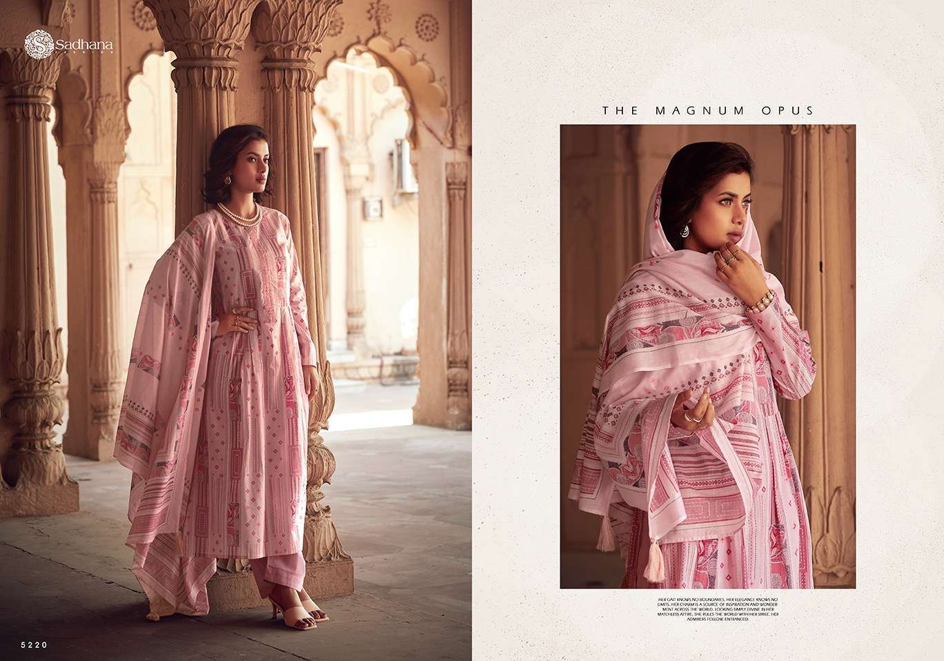 Sadhana Warli Art Lawn Cotton Dress Material  Indian designer dress suppliers