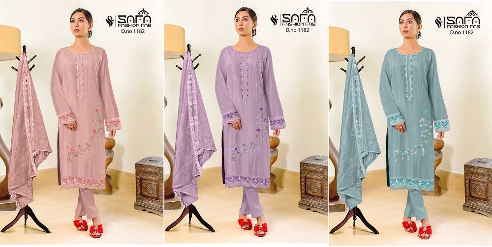 Safa Fashion Fab 1182 Pakistani Suits Salwar Suit Shops in Mumbai