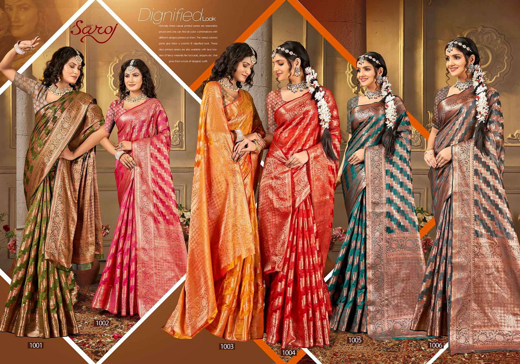 Saroj Manohari silk Vol - 12 Soft Organza saree Silk Saree