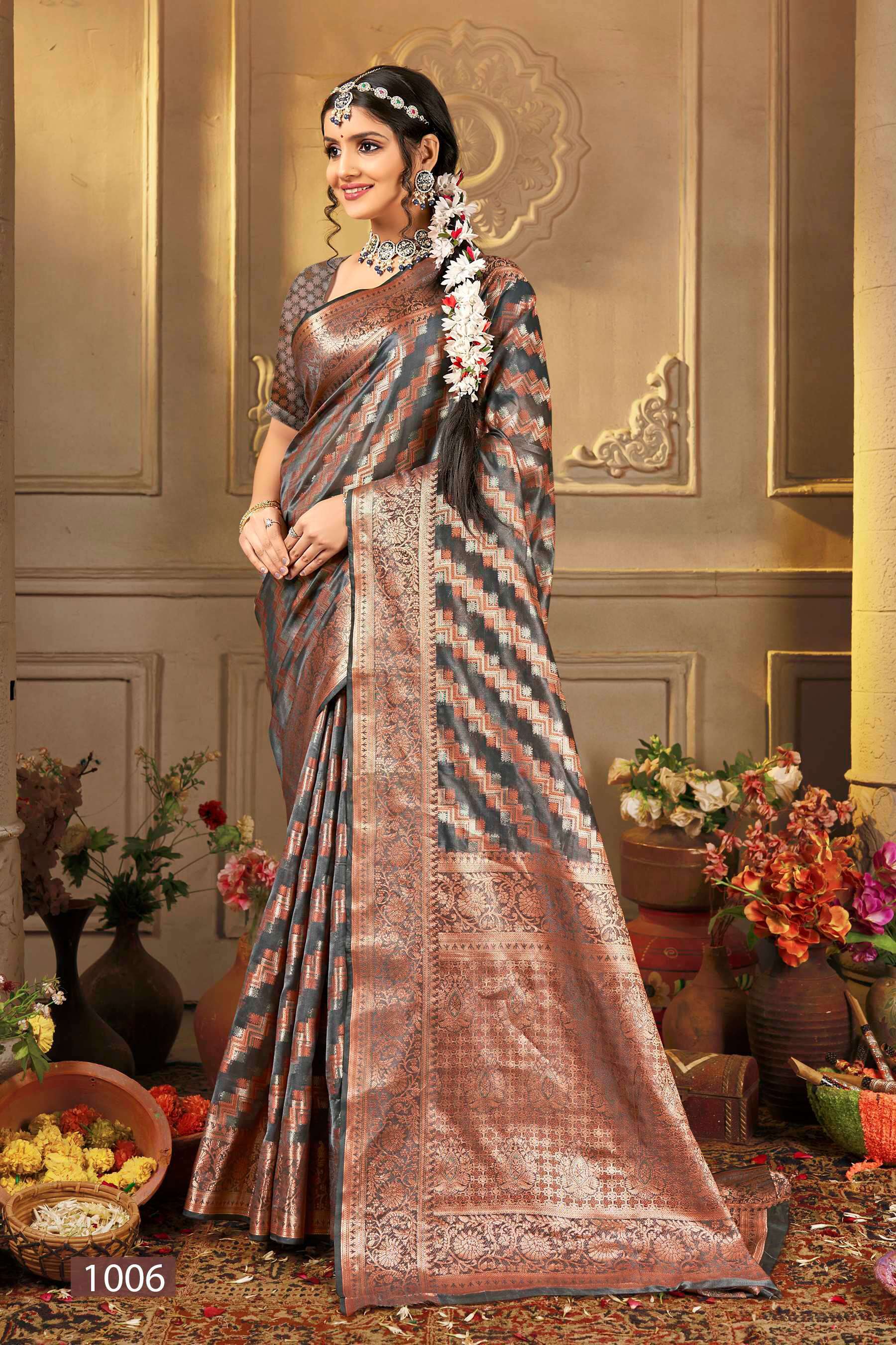 Saroj Manohari silk Vol - 12 Soft Organza saree Silk Saree