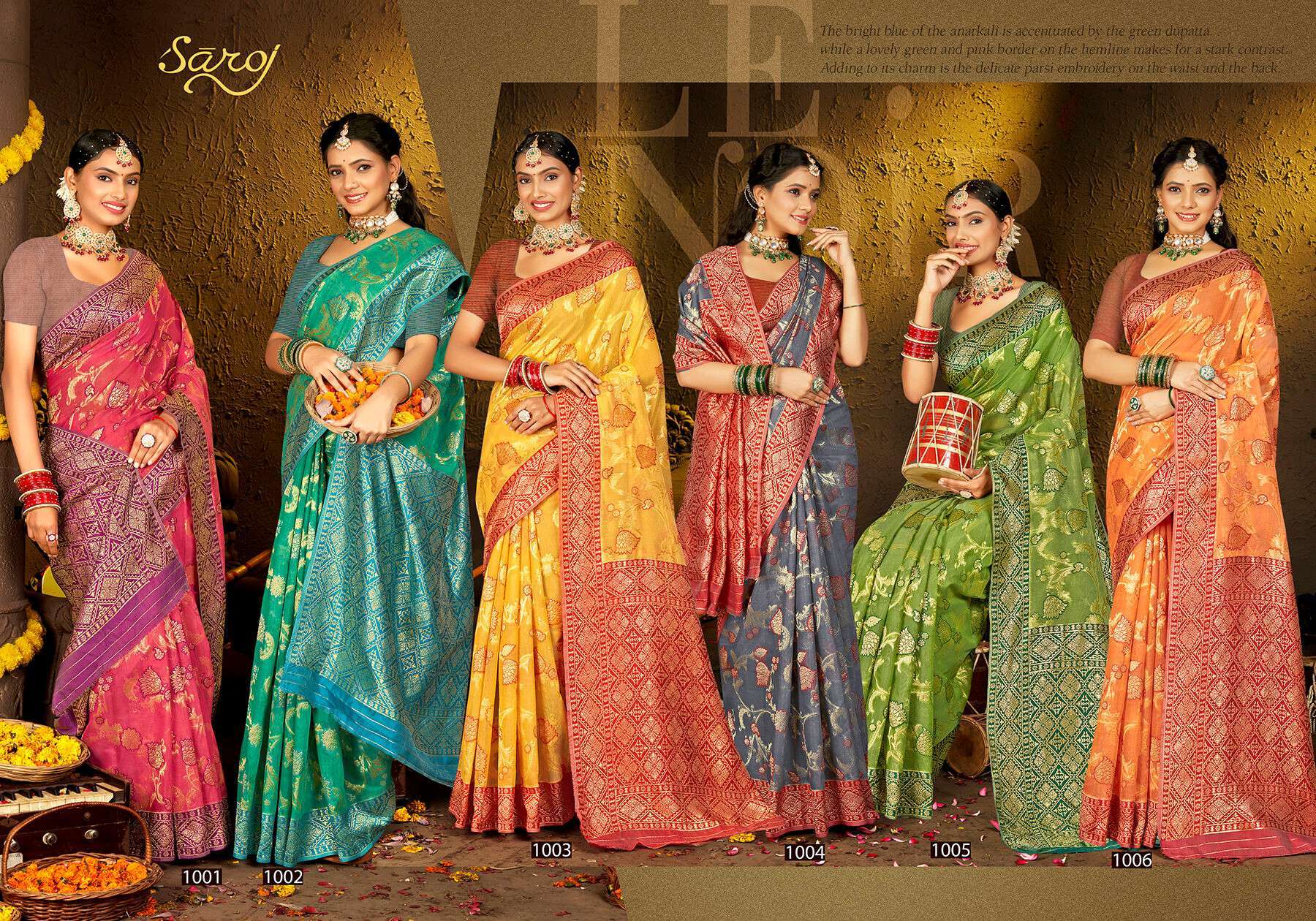 Saroj Puran bhumi vol.1  Soft cotton silk Saree Printed Saree