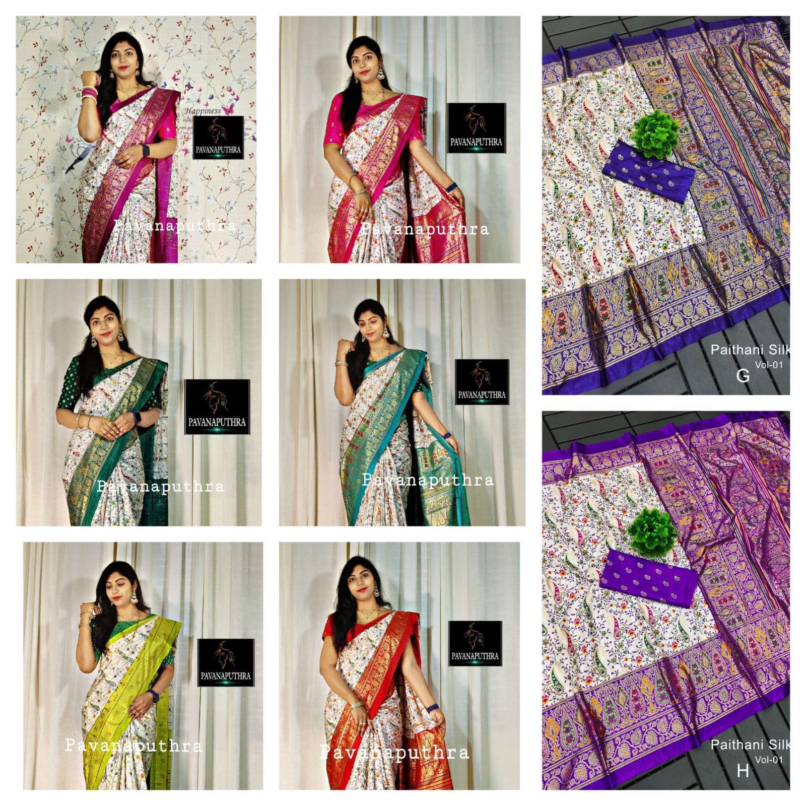 Soft Pure Dola Silk Kalamkari Patola Digital Print Saree Designer Saree in Surat