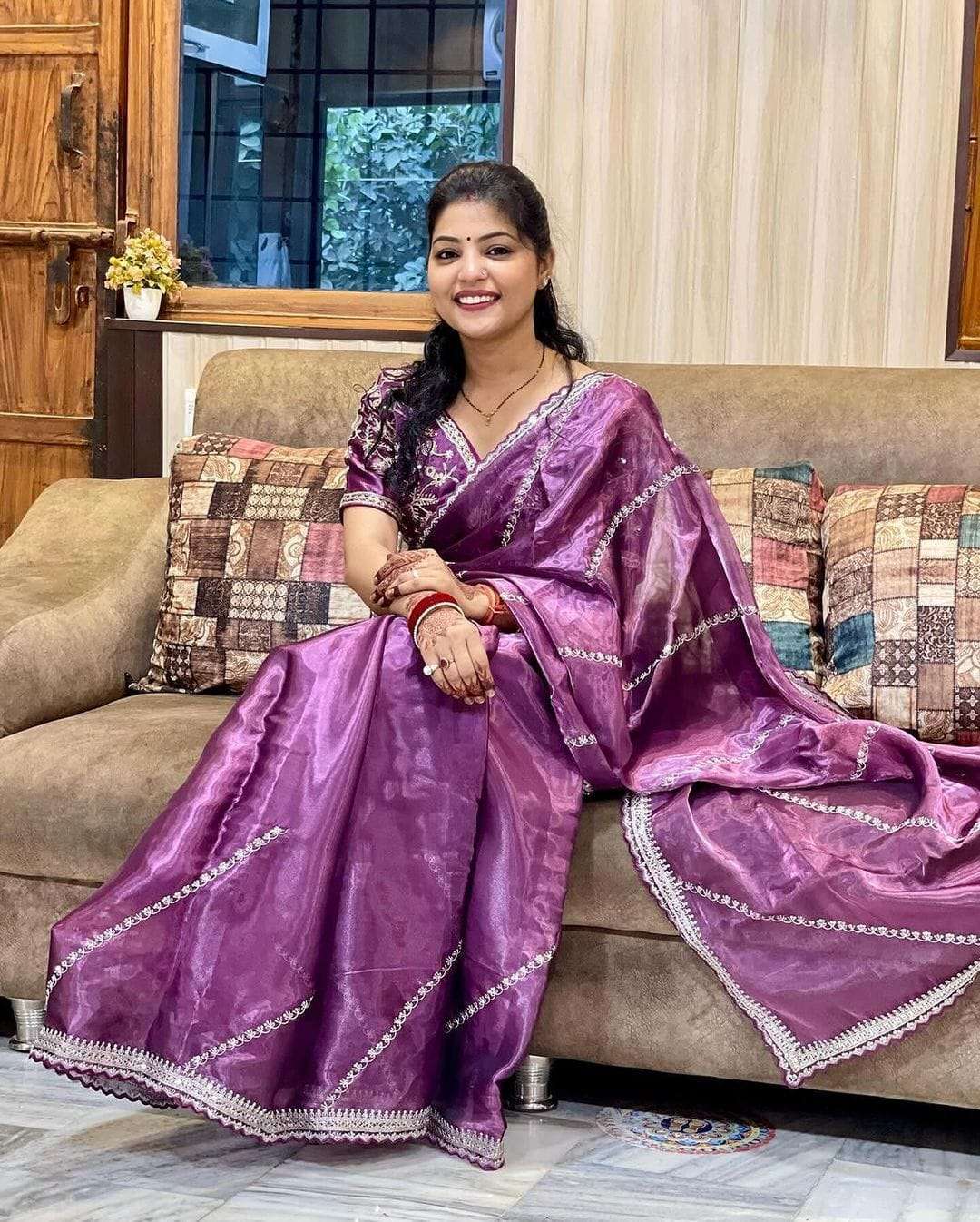 Soniya Beautiful Soft Zimmy Silk Saree Wholesale sarees online