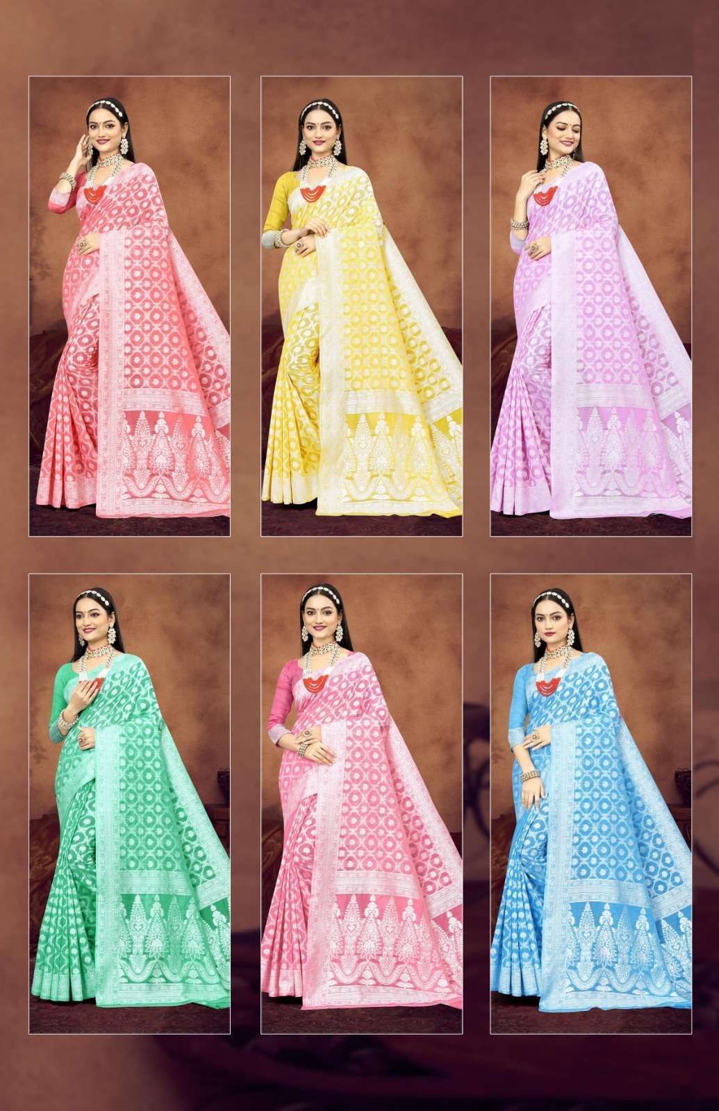 Vastra Bunai COTTON GURER SONDESH VOL 30 Saree Bulk Order India
