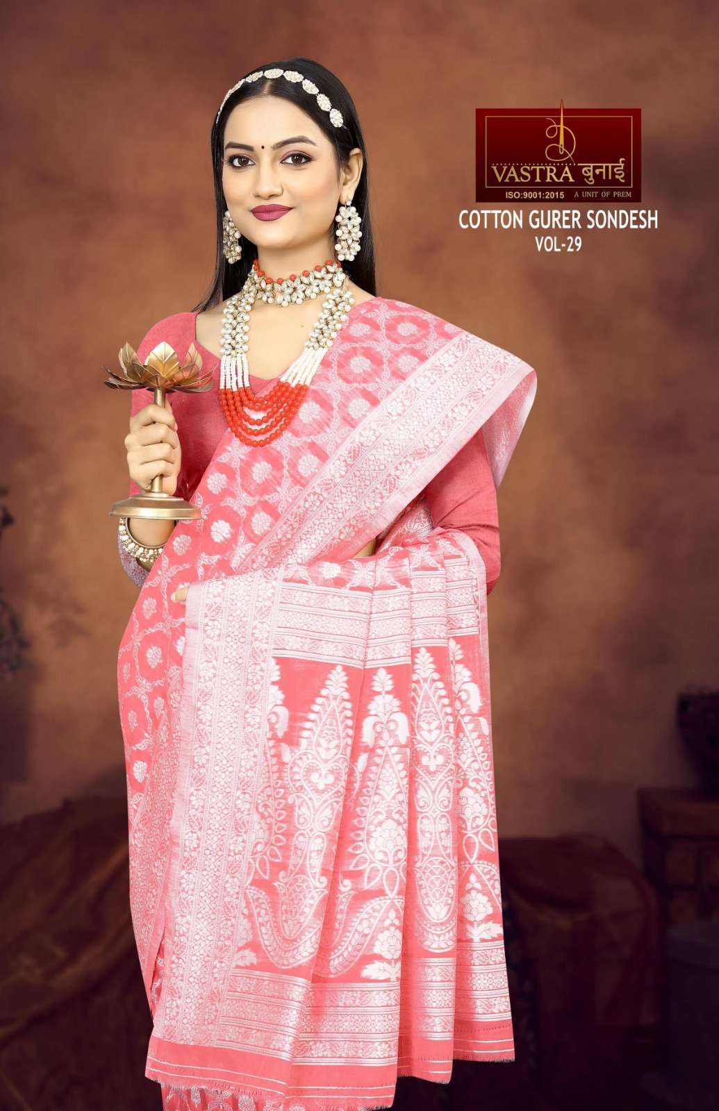 Vastra Bunai COTTON GURER SONDESH VOL 30 Saree Bulk Order India