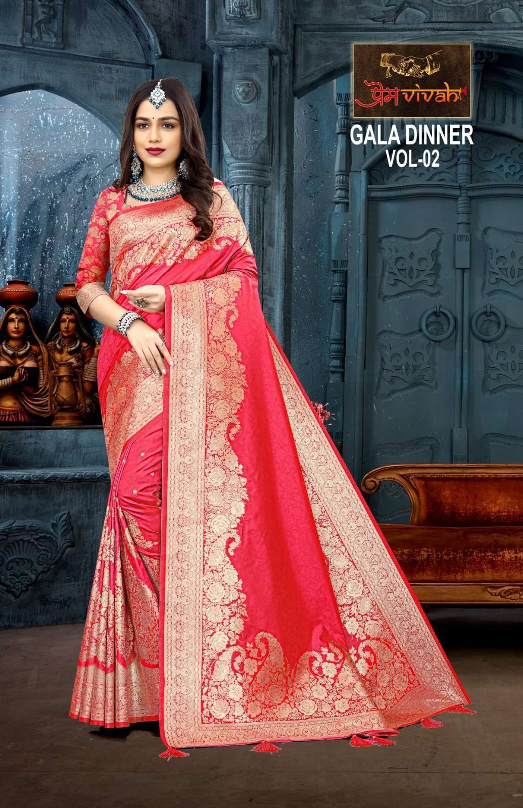 Vastra Bunai Gala Dinner Vol -2 Surat Saree Cheap Sarees Online