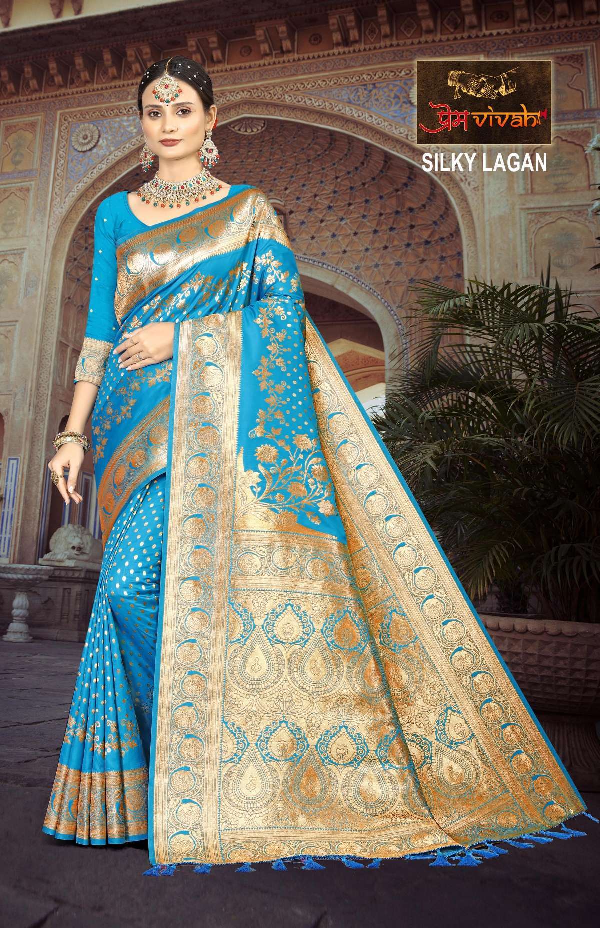 Vastra Bunai Silky Lagan Saree Bulk Sarees Suppliers