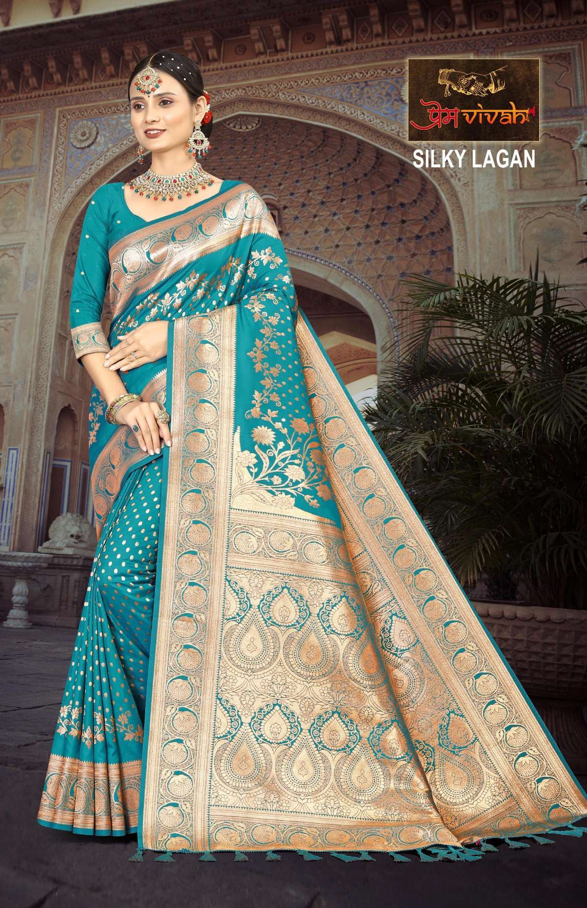 Vastra Bunai Silky Lagan Saree Bulk Sarees Suppliers