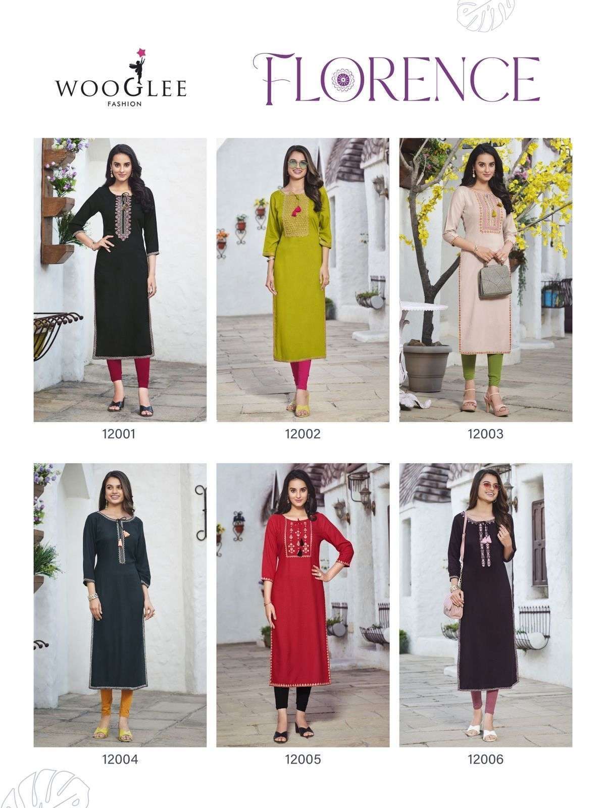 WOOGLEE FLORENCE Kurti Ladies Kurtis at wholesale price in Ahmedabad