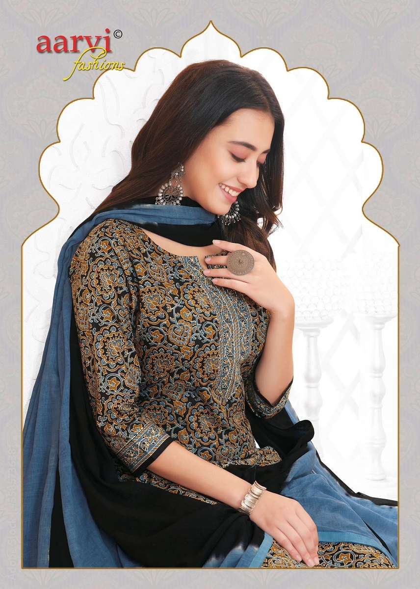 Aarvi Ajrakh Vol-2 -Kurti Pant With Dupatta Wholesale kurtis for retailers