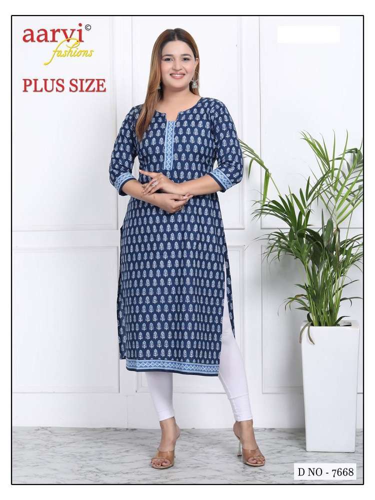Aarvi Fashion Plus Size Vol 3 Latest kurti designs in India