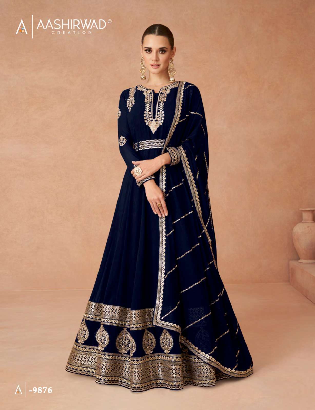 Aashirwad Gulkand ANDAZ GOLD Salwar Kameez Wholesale Rates in Gujarat