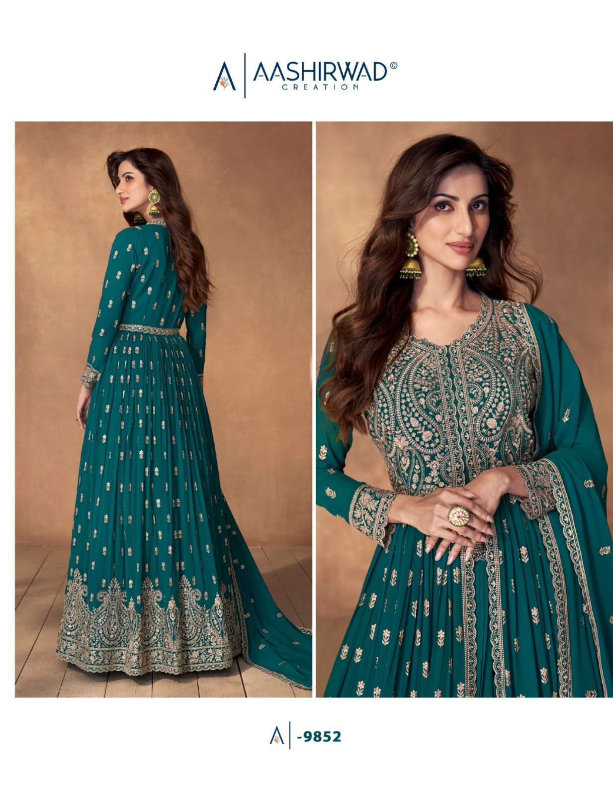 Aashirwad Gulkand Madhubala Designer Wholesale designer salwar kameez in Ahmedabad